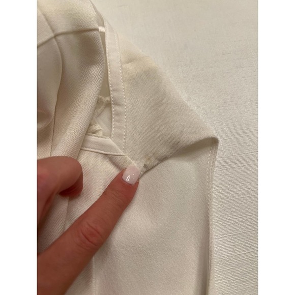 Lumier by Bariano Sleeveless Cream Overlay Geometric Dress Size S - Picture 5 of 10